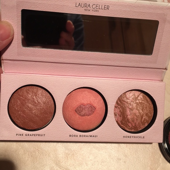 New Laura Geller Hollywood baked blush trio + eye - Picture 6 of 7